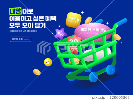 Various benefits included in the shopping cart 120005865