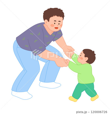 father playing with child 120006726