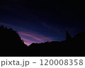 Orange and purple sky of SunlinkedSea in Taiwan  120008358