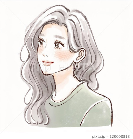 女性・女の子のイラスト素材　 120008818