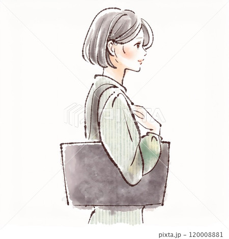 女性・女の子のイラスト素材　 120008881