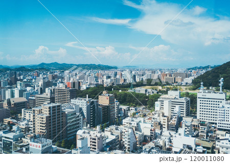 松山市 上からの風景 120011080