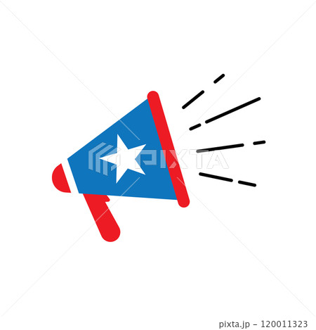 Speaker icon on white background 120011323