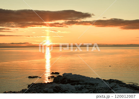 オホーツク海 夜明け オホーツク海 夜明け 120012007