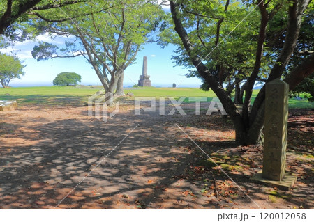 名護屋城跡の本丸跡と天守台跡（佐賀県 唐津市） 120012058