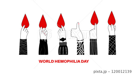 Hemophilia awareness poster Hemophilia awareness poster 120012139