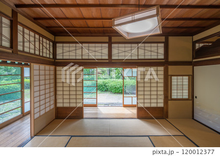 名古屋市　昭和区　鶴舞公園　鶴々亭　南側　日本家屋　古民家 120012377