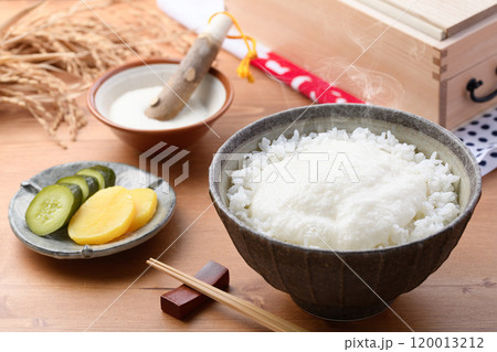 とろろご飯　（ 炊き立てご飯と山芋の相性抜群 ） 120013212