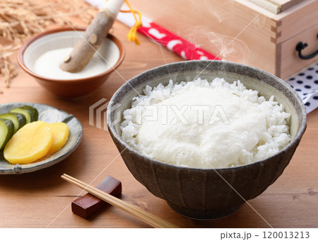 とろろご飯 ( 炊き立てご飯と山芋の相性抜群 ) とろろご飯 ( 炊き立てご飯と山芋の相性抜群 ) 120013213