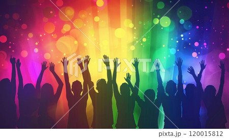 Celebrations and Festivities from pride day, celebrations, and festivals that bring the community together in joyful and colorful displays. 120015812