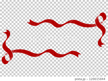 Girly ribbon title frame. Vector data. 120015844