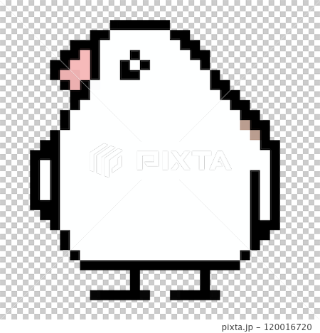 ドット絵 アニマルイラスト ジュウシマツ 120016720