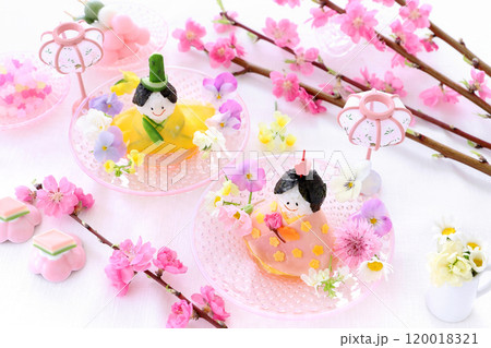 かわいいおひな祭り　おひな様おにぎり　お雛人形おにぎり 120018321