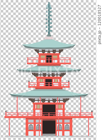 Seigantoji 寺旅遊景點圖圖示的三層寶塔 120018527