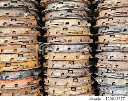 Close up Old Automotive Spare Parts. 120018677