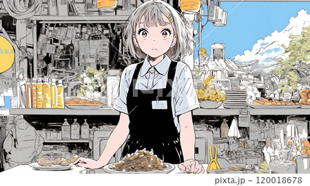 日本風ファストフード店：屋台、立ち食い屋、かくうち