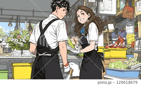 日本風ファストフード店：屋台、立ち食い屋、かくうち