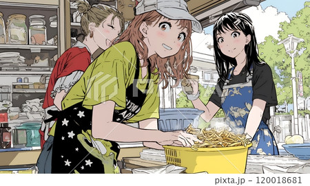 日本風ファストフード店：屋台、立ち食い屋、かくうち