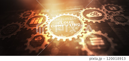 Cloud connection technology. Data transfer computing technology 120018913