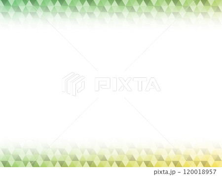 緑のグラデーションポリゴンフレーム 緑のグラデーションポリゴンフレーム 120018957