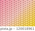 ピンクのグラデーションポリゴン背景 120018961