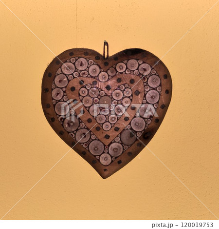 heart of inarsited wood symbol of love 120019753