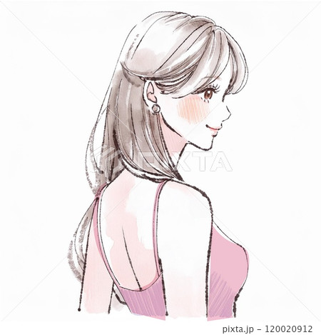 女性・女の子のイラスト素材　 120020912