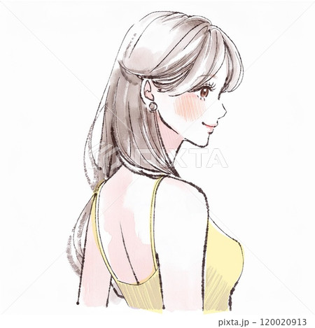 女性・女の子のイラスト素材　 120020913