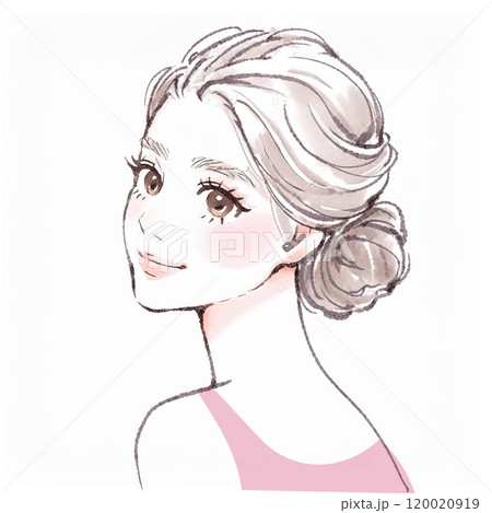女性・女の子のイラスト素材　 120020919