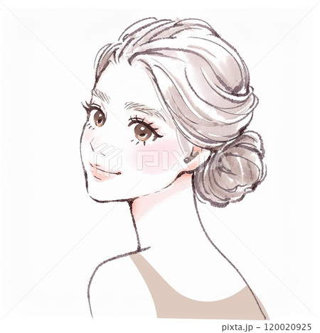 女性・女の子のイラスト素材　 120020925