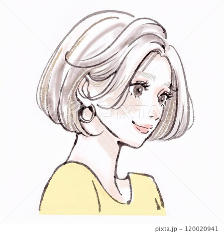 女性・女の子のイラスト素材 女性・女の子のイラスト素材 120020941