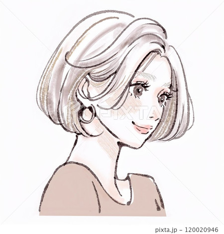 女性・女の子のイラスト素材　 120020946