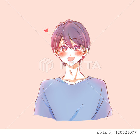 優しい笑顔の男性　恋愛 120021077