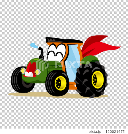 トラクターのイラスト トラクターのイラスト 120021675