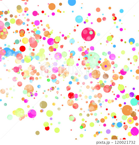 Light multicolor background, colorful vector texture with circles. Splash effect banner. Glitter silver dot abstract illustration with blurred drops of rain. Pattern for web page, banner,poster, card 120021732