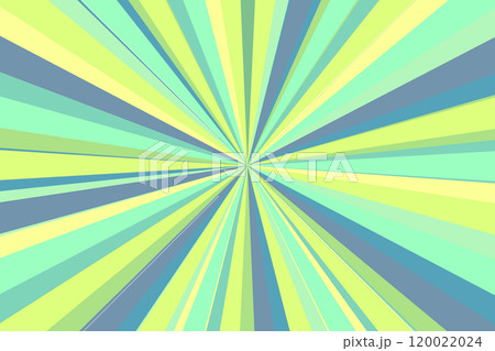 Pop art radial colorful comics book magazine cover. Striped color digital background. Cartoon funny retro pattern strip mock up. Vector halftone illustration. Sunburst, starburst shape 120022024