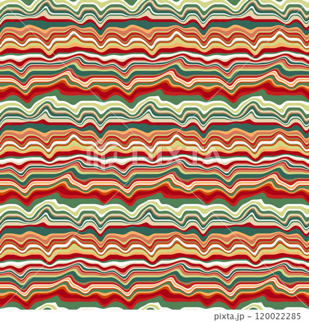 Multicolor striped background, colorful geometric vector texture with lines. Modern splash effect banner. Abstract illustration with stripe. Hand drawn seamless pattern for fabric, textile, wallpaper 120022285