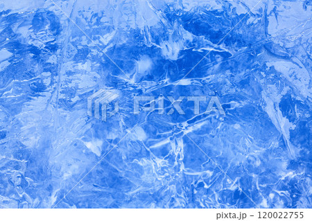 粗い氷の表面のテクスチャ 120022755