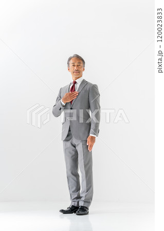 ビジネスマン　ポートレート　全身　お任せ 120023833