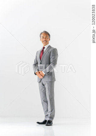 ビジネスマン　ポートレート　全身 120023838