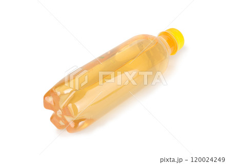 plastic bottle, isolated on white background, water yellow plastic bottle, isolated on white background, water yellow 120024249