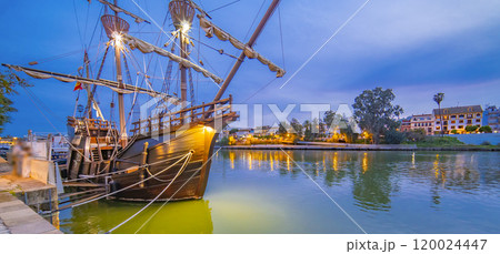 Guadalquivir River View, Sevilla, Spain Guadalquivir River View, Sevilla, Spain 120024447