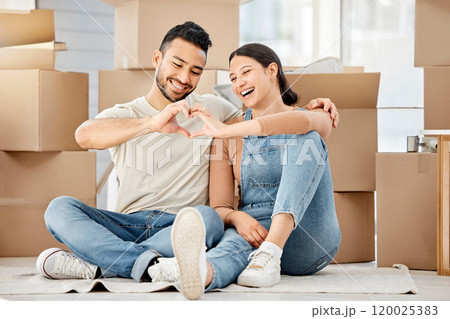 People, hands and heart or moving house with boxes, lounge and property investment with love. Support, couple and living room for relationship bonding, rental apartment and mortgage or tenant loan People, hands and heart or moving house with boxes, lounge and property investment with love. Support, couple and living room for relationship bonding, rental apartment and mortgage or tenant loan 120025383