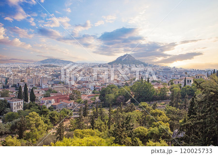 View of Athens from the Acropolis 120025733