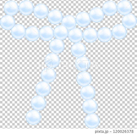 Coquette blue pearl bow 120026378