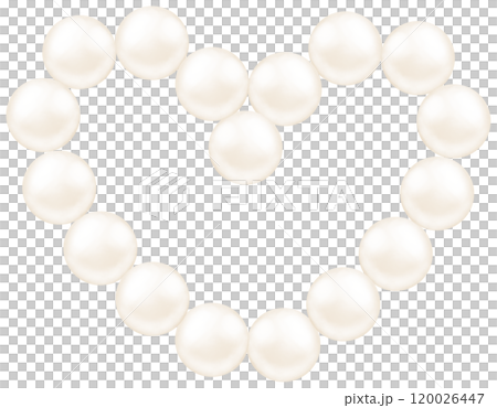 Coquette heart shaped pearl 120026447