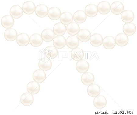 Coquette pearl bow 120026603