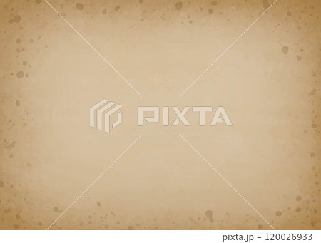 古い質感の紙、古紙、シミ、ヤケ、背景素材 120026933