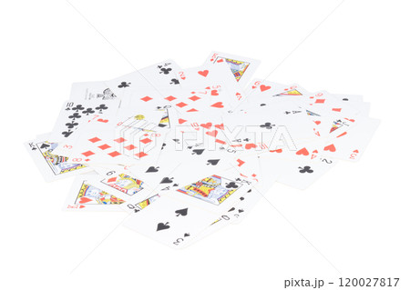 Deck of cards spread out pile gambling Deck of cards spread out pile gambling 120027817