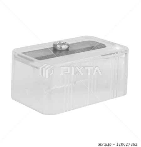 Pencil sharpener one isolated on white background 120027862